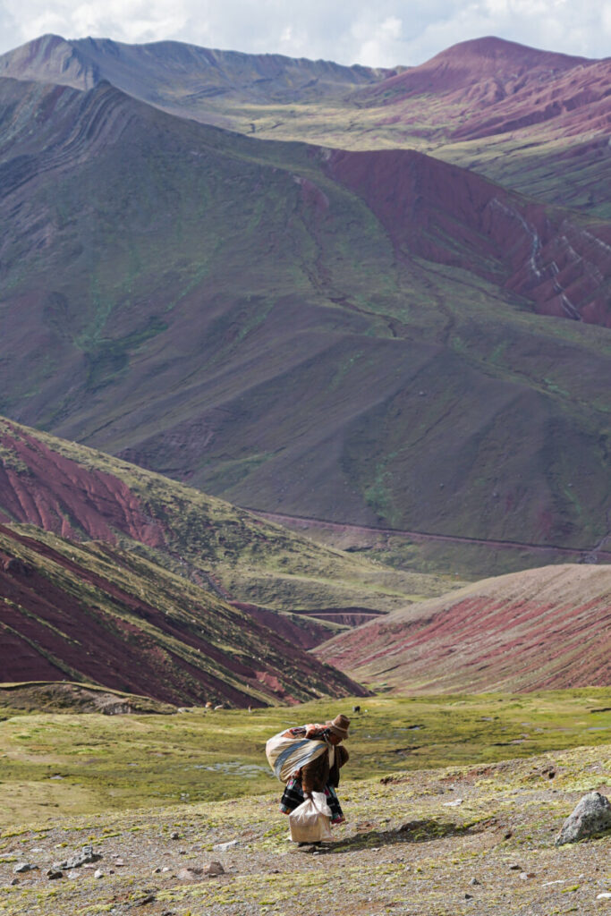 vinicunca regenboogberg peru