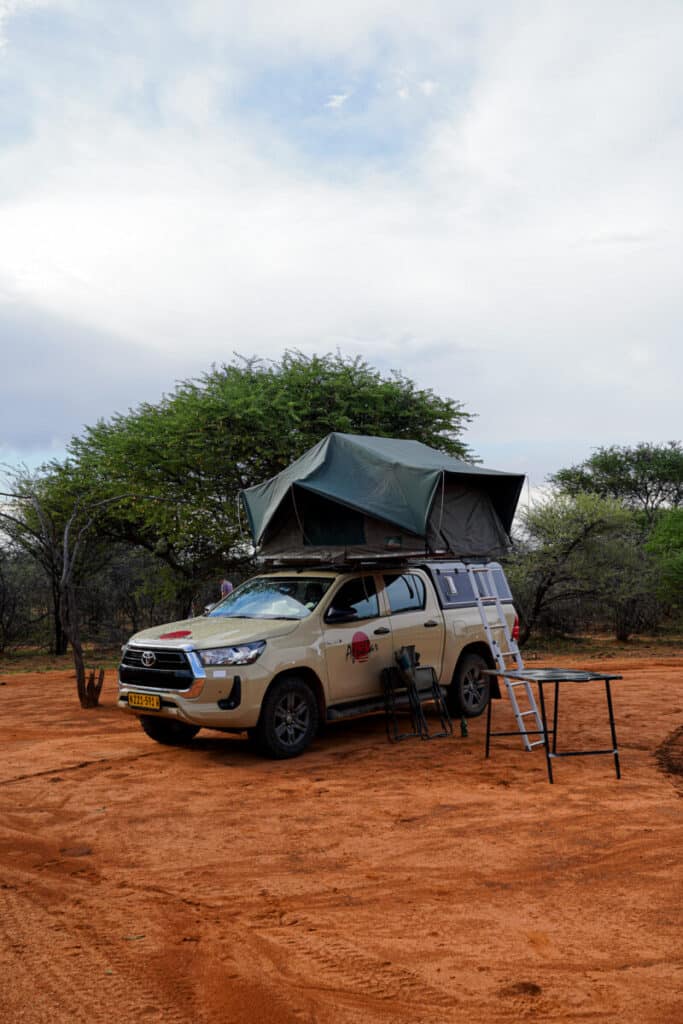 autoreis plannen door namibie