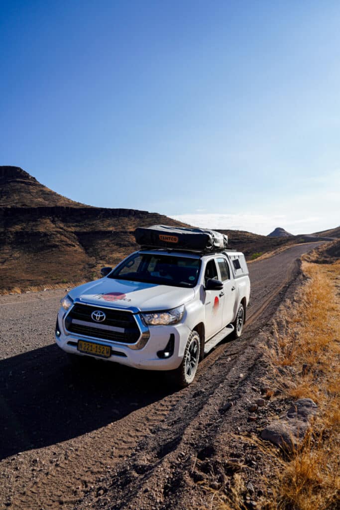 reis door namibie